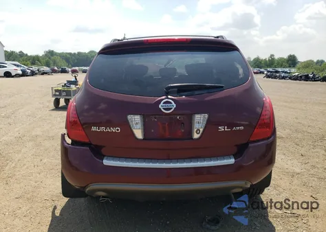 2006 Nissan Murano Sl from USA, damaged, VIN JN8AZ08W36W506130